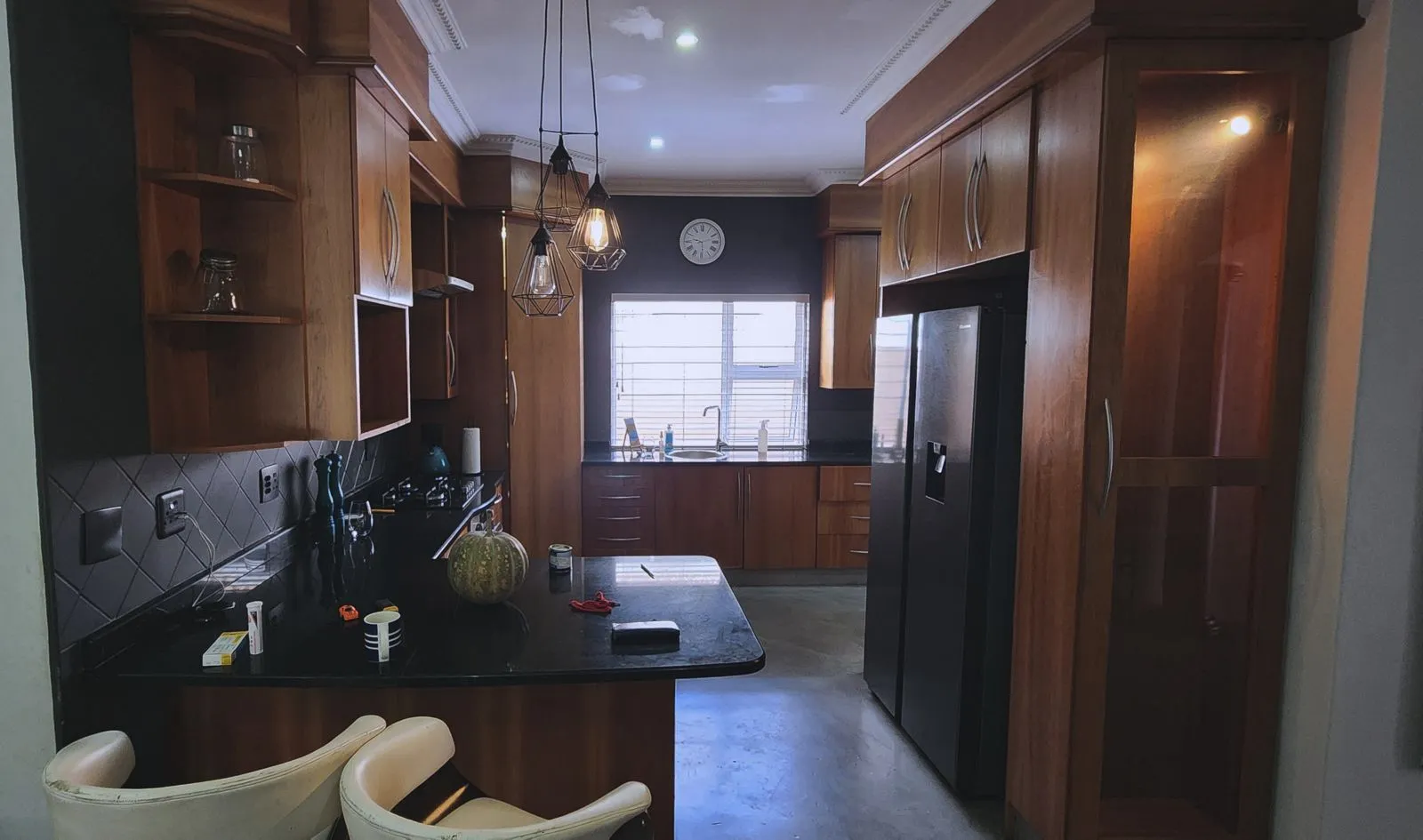 A softer shade of home: the kitchen before its transformation.
