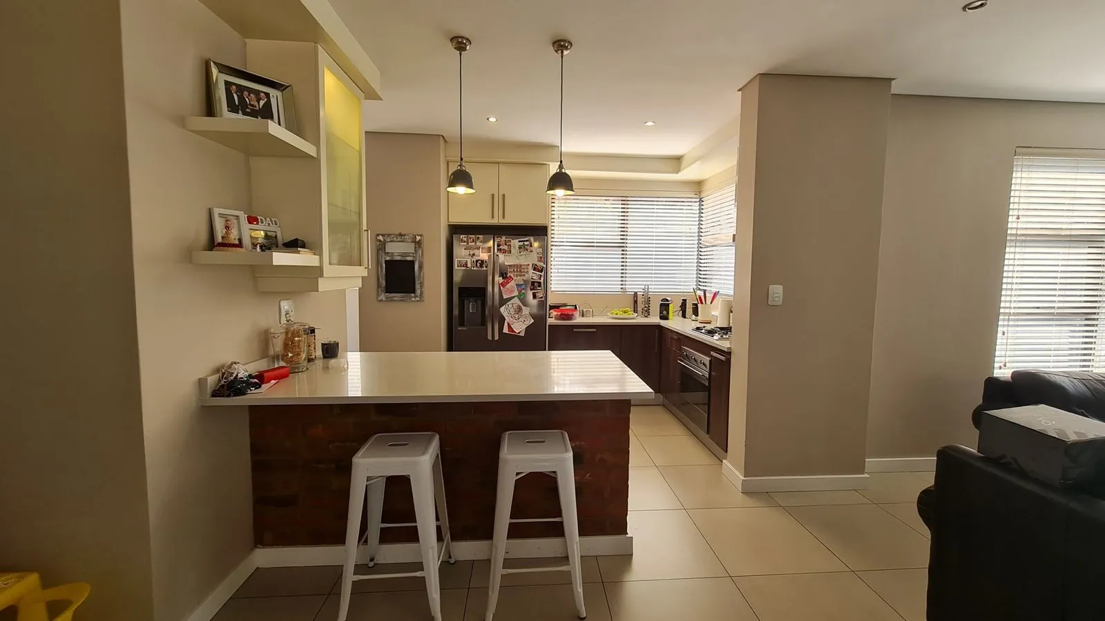 A brighter gathering place: the kitchen before its transformation.