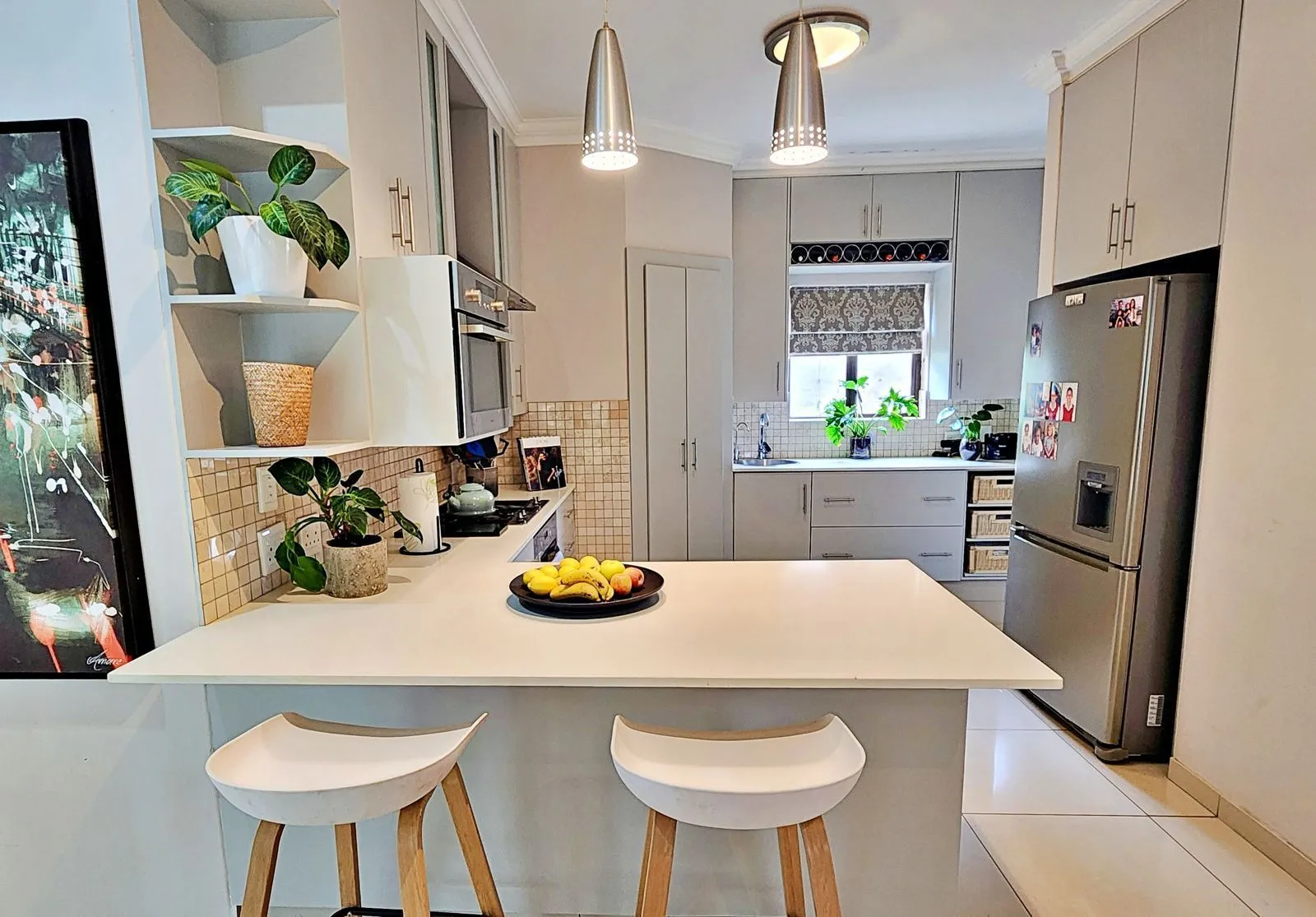 Quietly transformed: the finished kitchen.