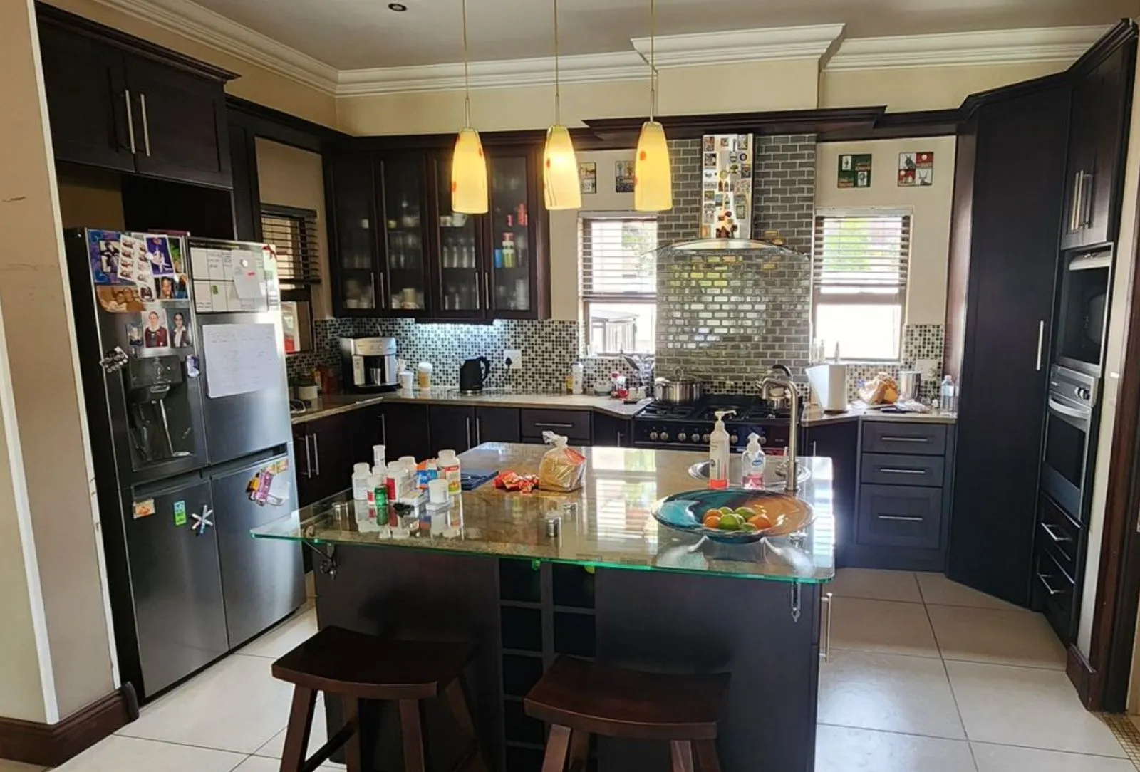 Let the light in: the kitchen before its transformation.