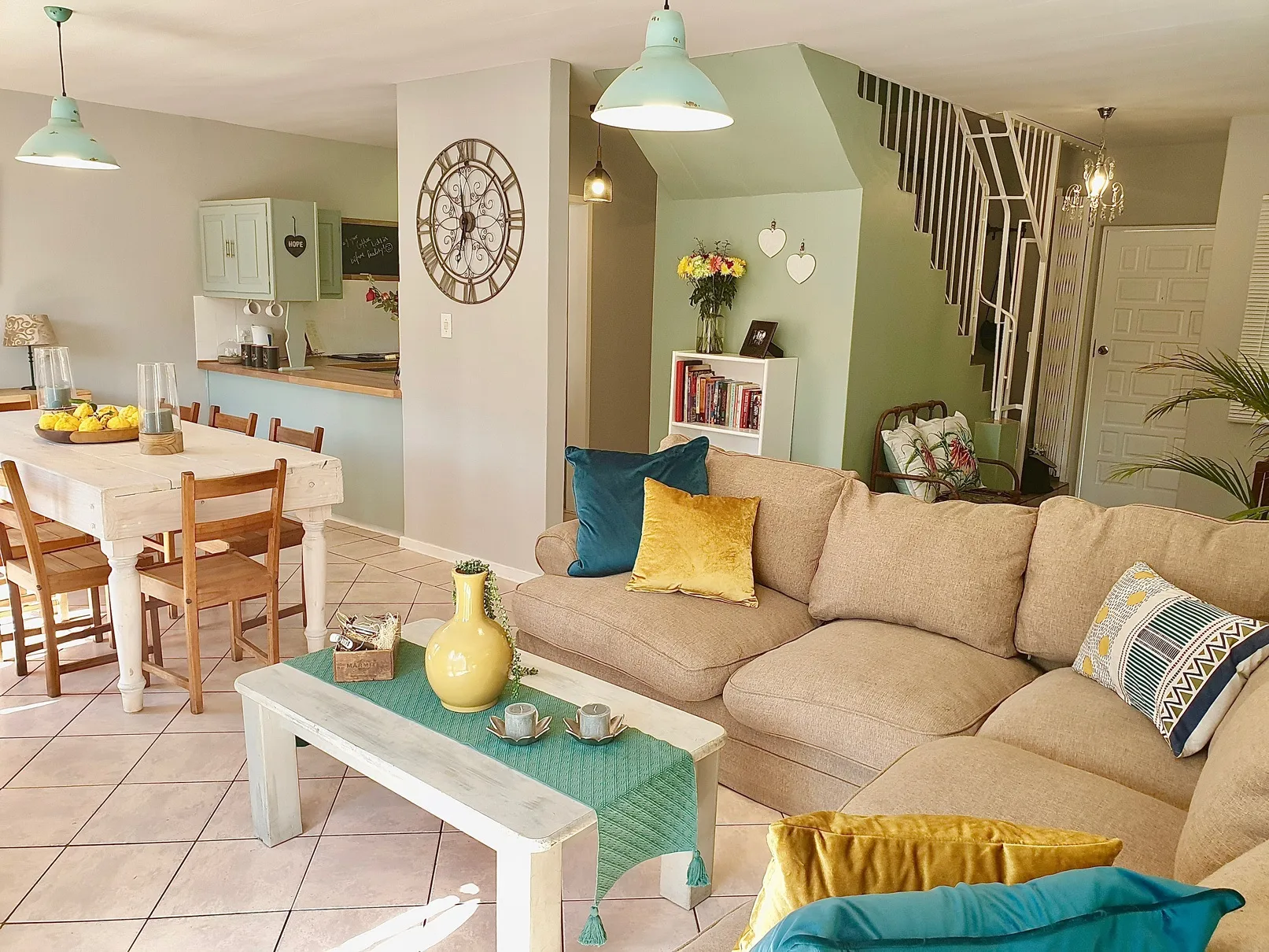 Room to feel at home: after painting and decorating.